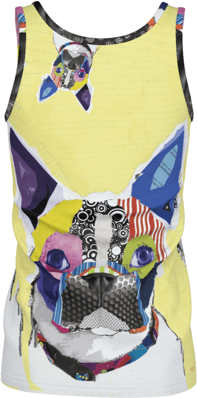Boston Terrier Tank Top For Women - Pop Art (1024x1024), Png Download