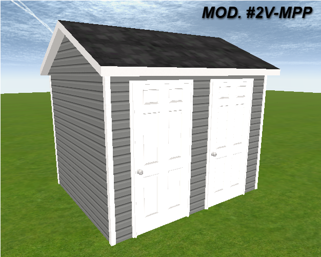 Custom Multi-doors - Shed (1150x500), Png Download