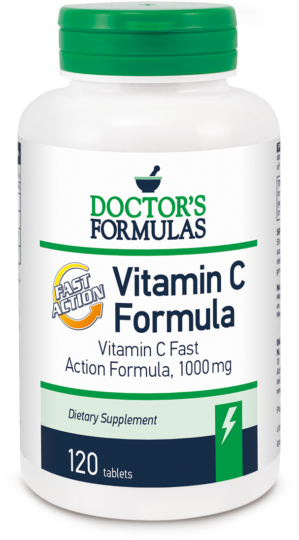 Vitamin C - Doctor's Formula (1024x1316), Png Download