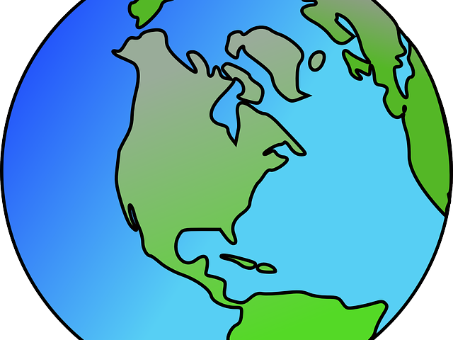 Earth Science Clipart - Plantilla Del Planeta Tierra (640x480), Png Download