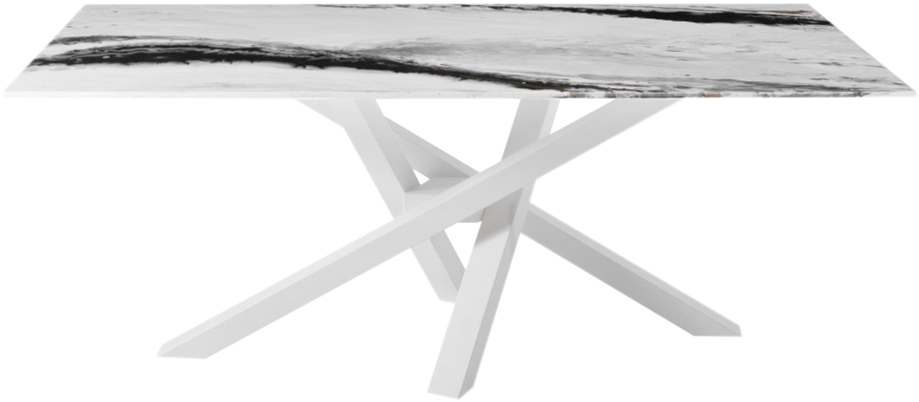 Tavolo Con Top In Ceramica Shangai Art - Picnic Table (2000x1200), Png Download