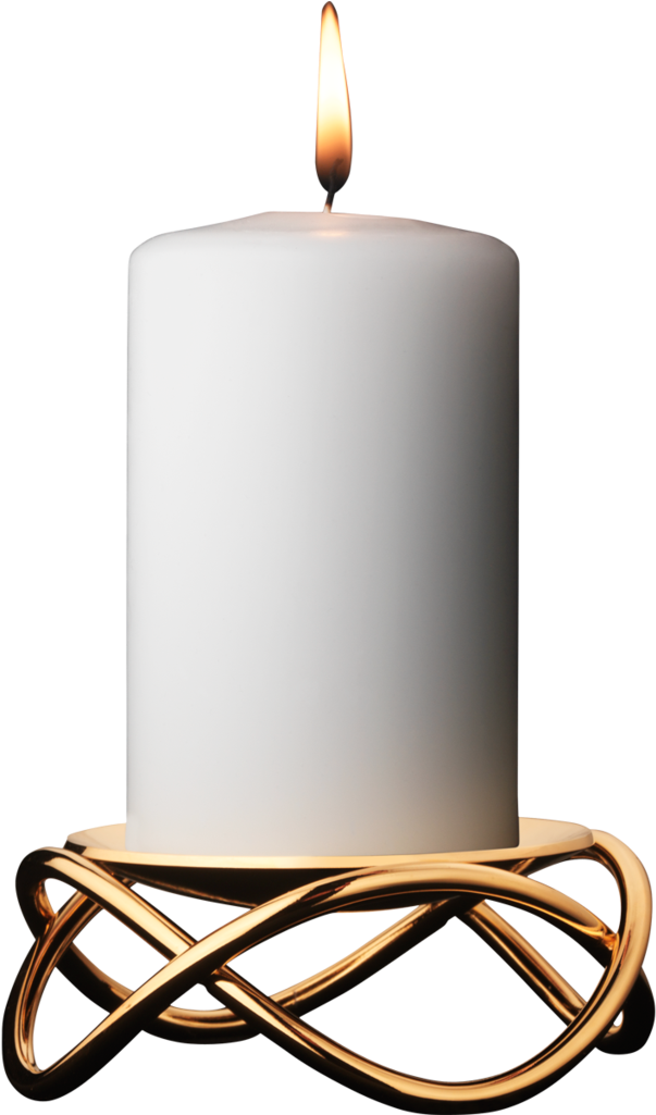 Glow Candleholder - Georg Jensen Glow Lysestage Guld (1024x1024), Png Download