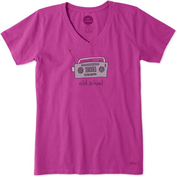Women's Naive Old School Radio - Shirt (570x570), Png Download