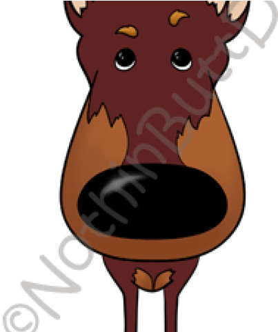 Doberman Pinscher Clipart Big Dog - Cartoon (640x480), Png Download