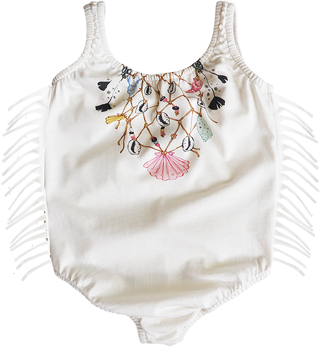 Reef Swimsuit, Sea Shells - Maillot (827x827), Png Download