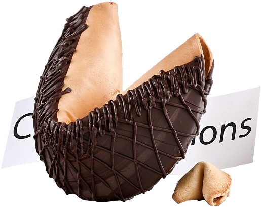 Giant Fortune Cookie With Personalized Fortune - Fortune Cookie (600x600), Png Download