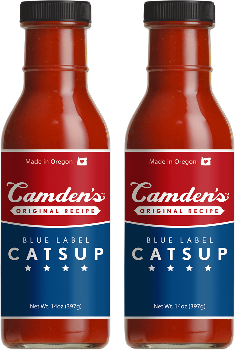 Camden's Blue Label Catsup 2 Pack 14oz Bottles - Bottle Of Catsup (1232x1232), Png Download