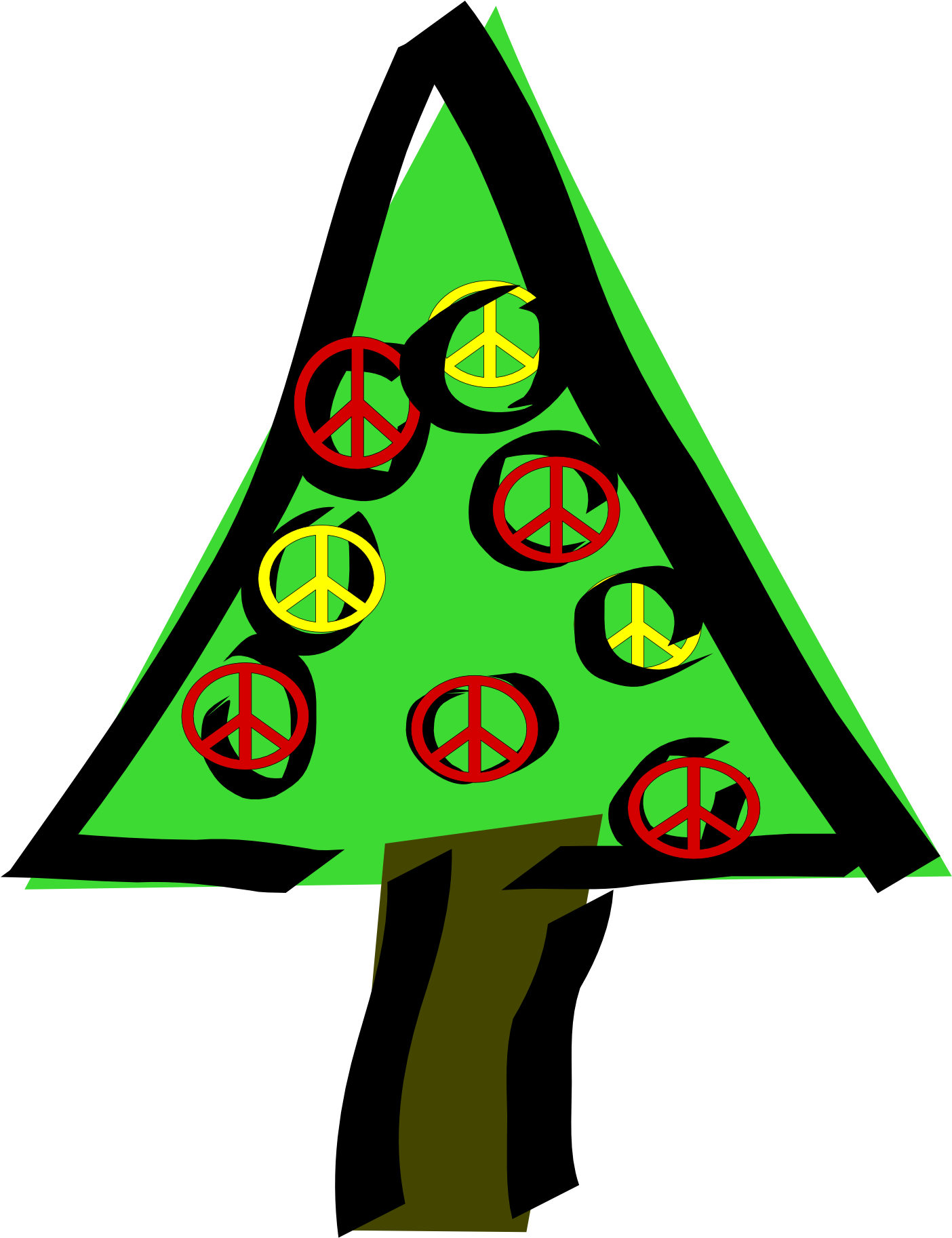 Christmas Tree Clip Art (1979x2574), Png Download