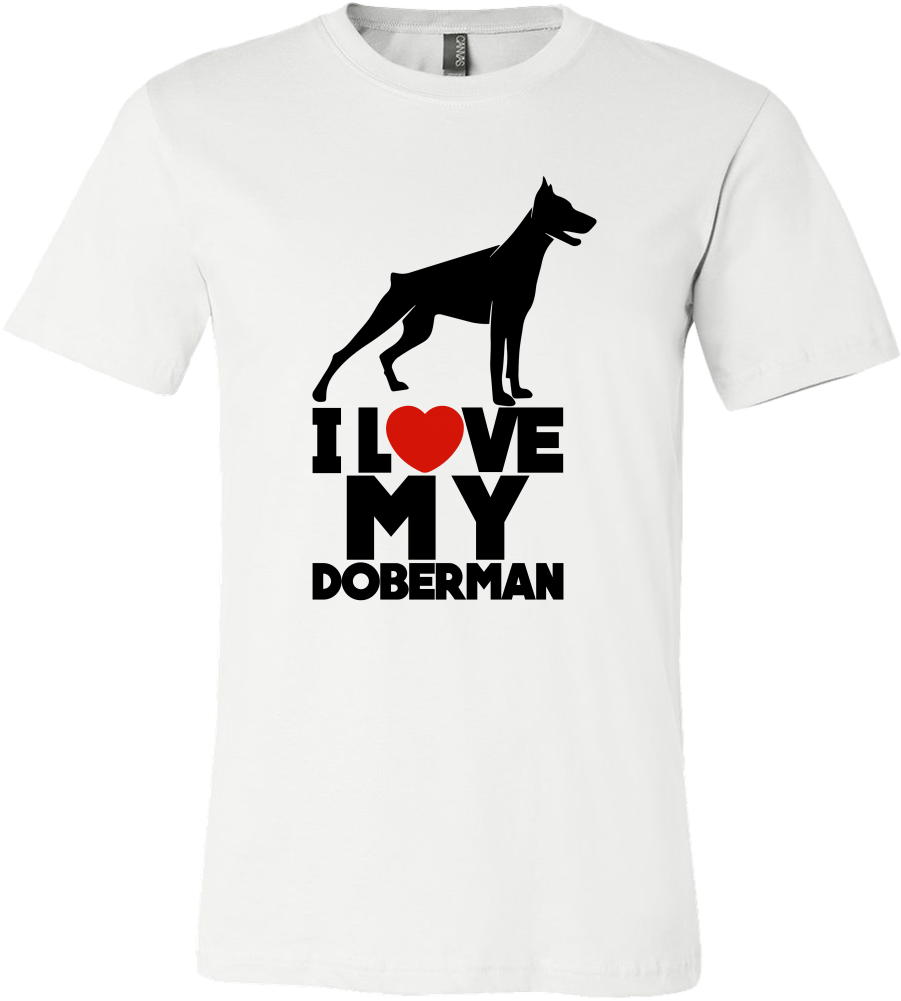 I Love My Doberman - German Pinscher (1000x1000), Png Download