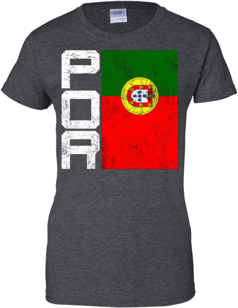 Portugal Flag National Team Country Supporter Por Apparel - Shirt (1024x1024), Png Download