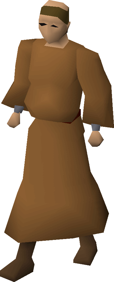 Runescape Monk Robes (398x978), Png Download