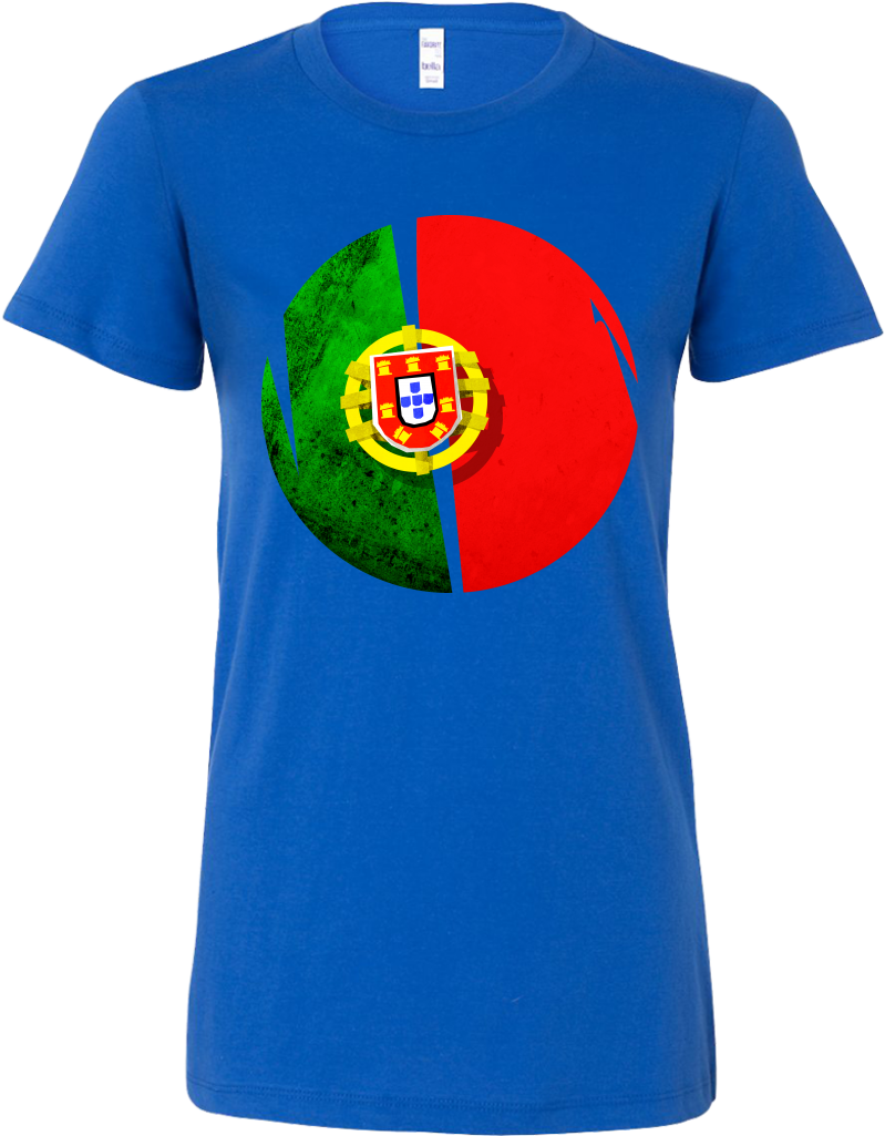 Portugal Flag Proud Portuguese Native Country Bella - T-shirt (1024x1024), Png Download