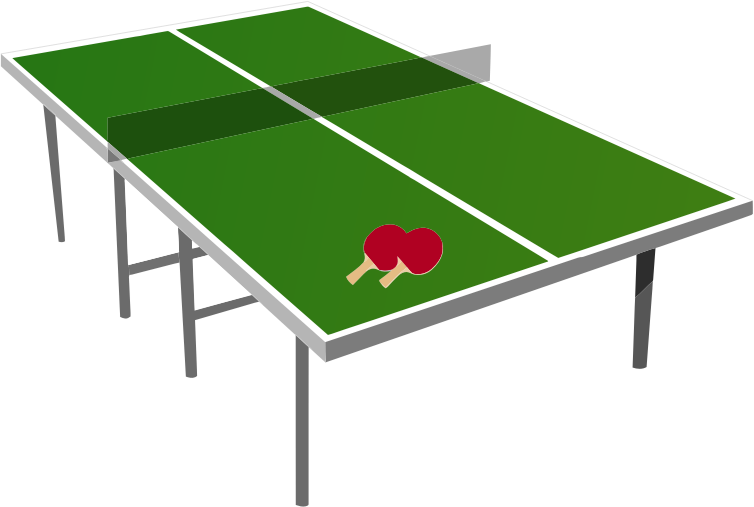 Related Cliparts - Table Tennis Table Clipart (754x507), Png Download
