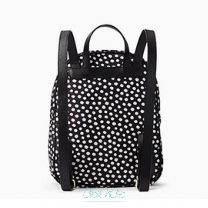 Kate Spade Wilson Road Small Bradley Backpack Black - Polka Dot (702x1080), Png Download