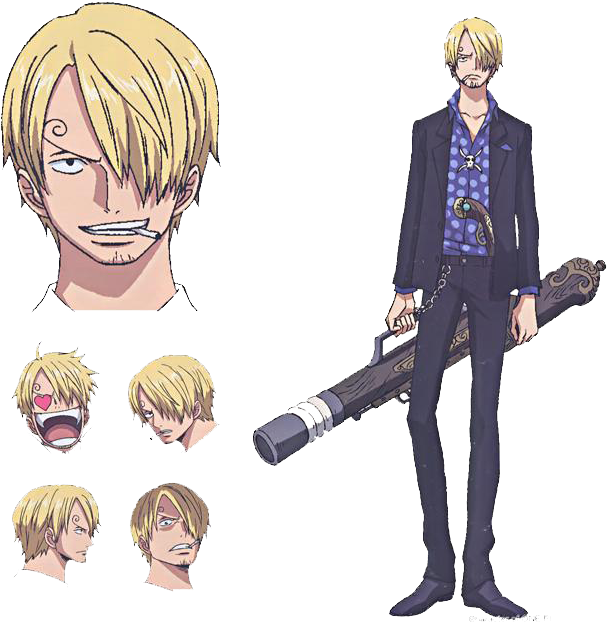 Sanji Mafia - Sanji After Timeskip Costumes (687x656), Png Download