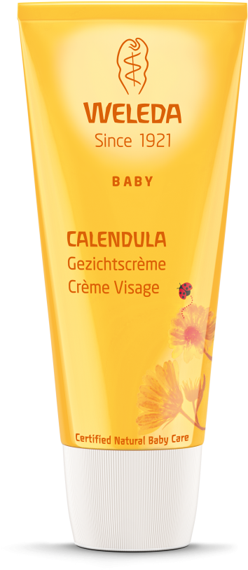 Calendula Baby Face Cream 50ml Weleda - 4001638096614 (682x1024), Png Download