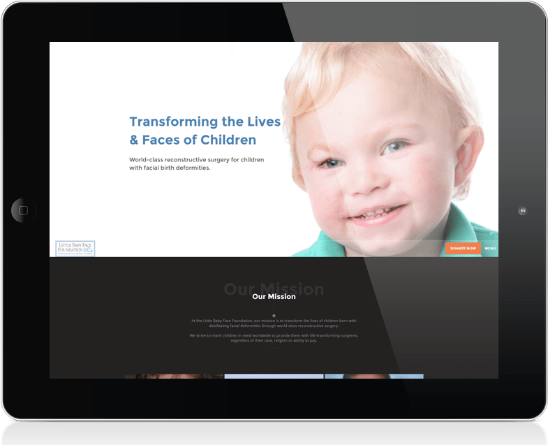 Little Baby Face Foundation Case Study - Tablet Computer (860x673), Png Download