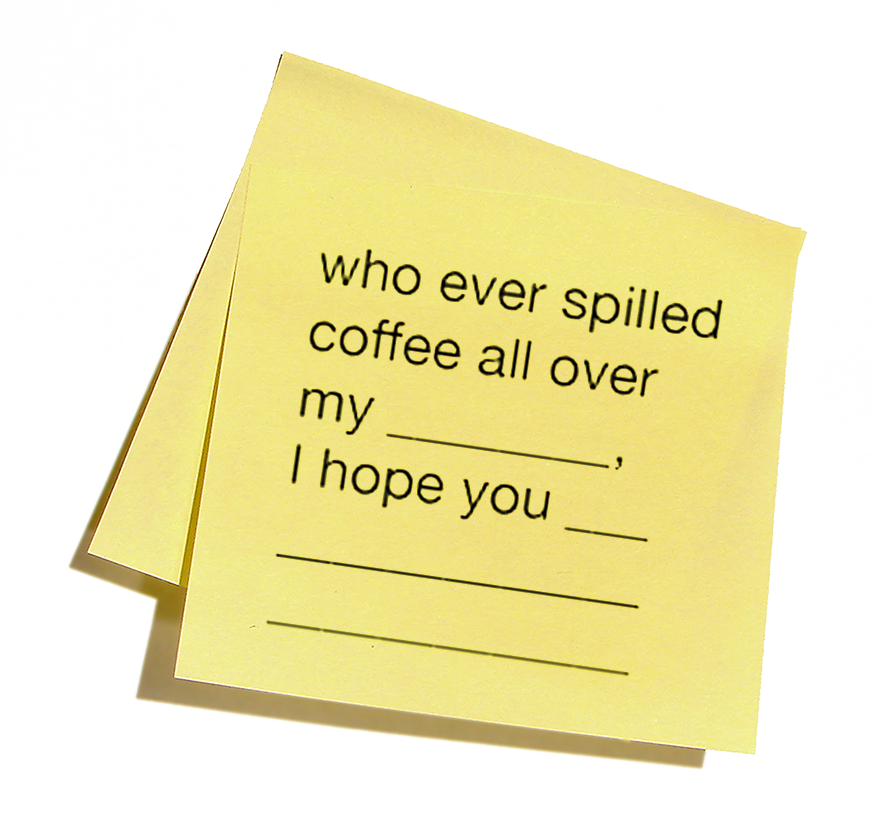 Postit - Paper (875x815), Png Download