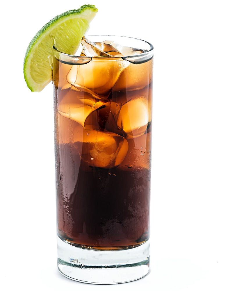 Ice Drink Png Hd - Cuba Libre Cocktail Png (1000x1000), Png Download