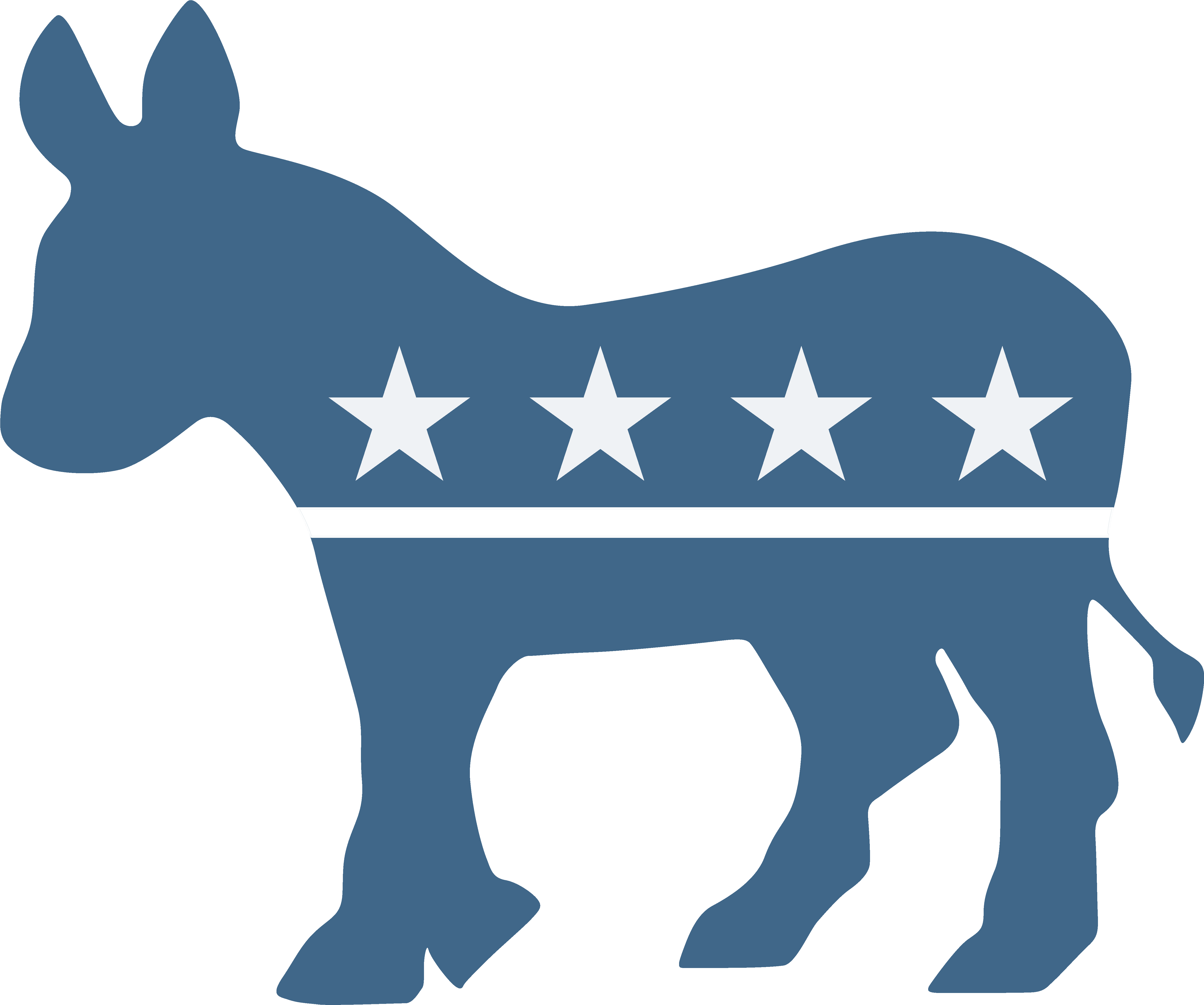 Democrats - - Democratic Party (5409x4517), Png Download