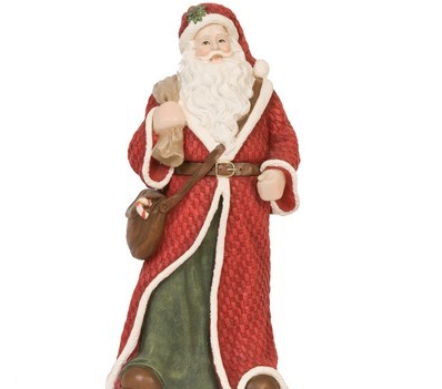 Pere Noel Figurine Statue - Santa Claus (1050x350), Png Download