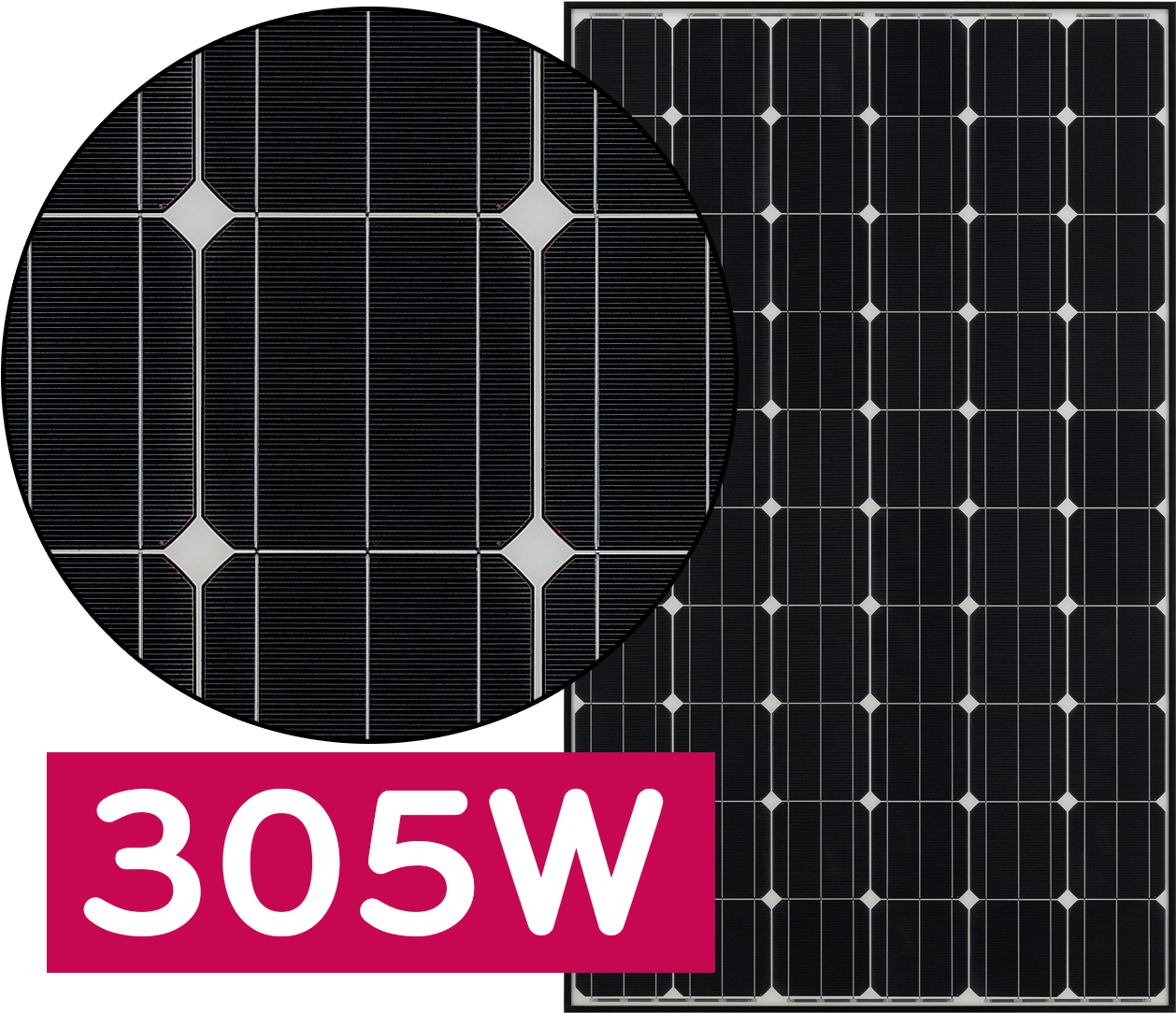 Lg305n1c - Solar Panel (1470x1183), Png Download
