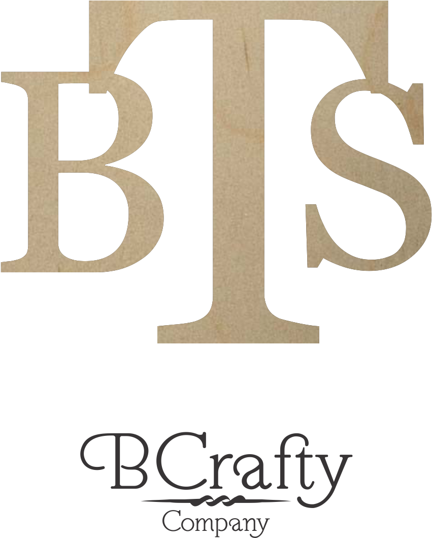 Wooden Initial Monogram - Calligraphy (1124x1690), Png Download