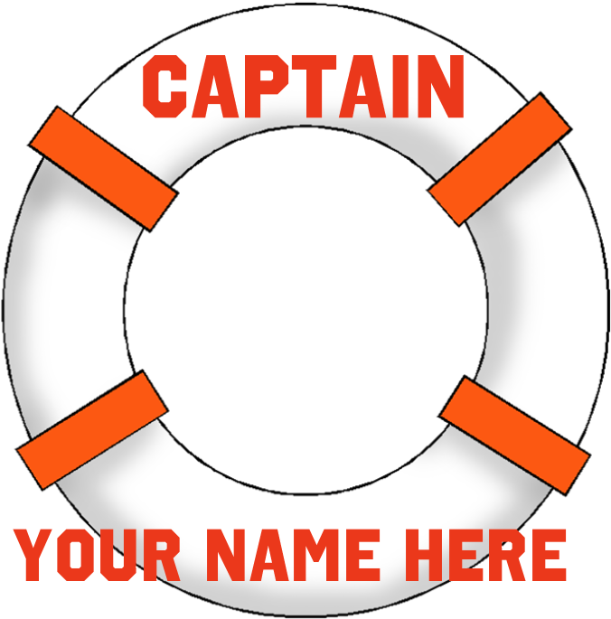 Customizable Life Preserver Throw Pillow - Circle (700x700), Png Download