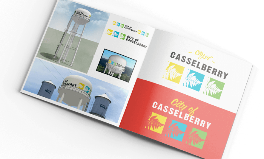 Water Tower Rendering - Flyer (892x533), Png Download