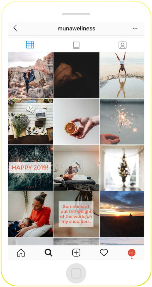 Muna Instagram (735x1102), Png Download