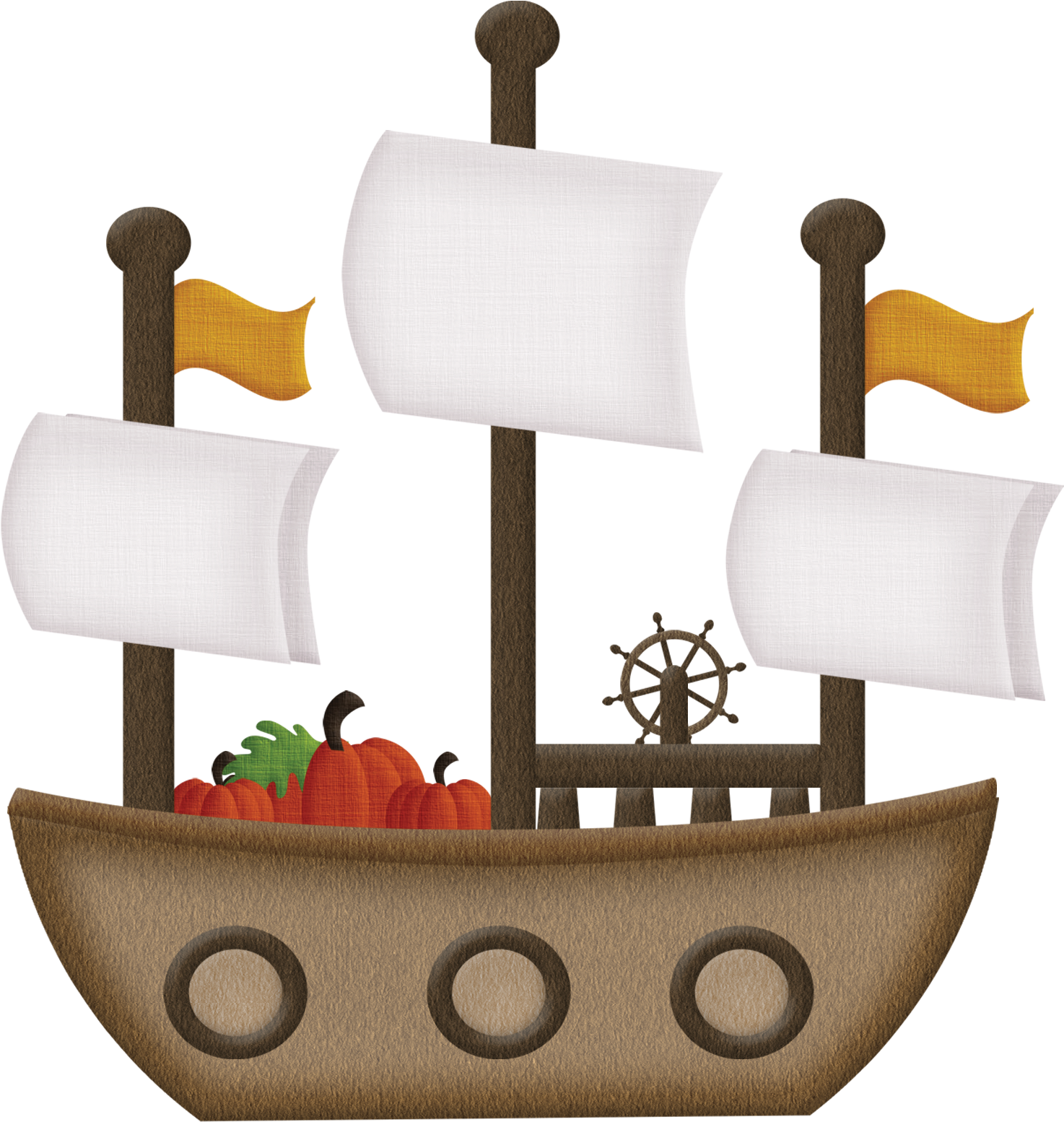 Clip Freeuse Battleship Clipart Big Boat - Pilgrim Boat Clip Art (1482x1562), Png Download