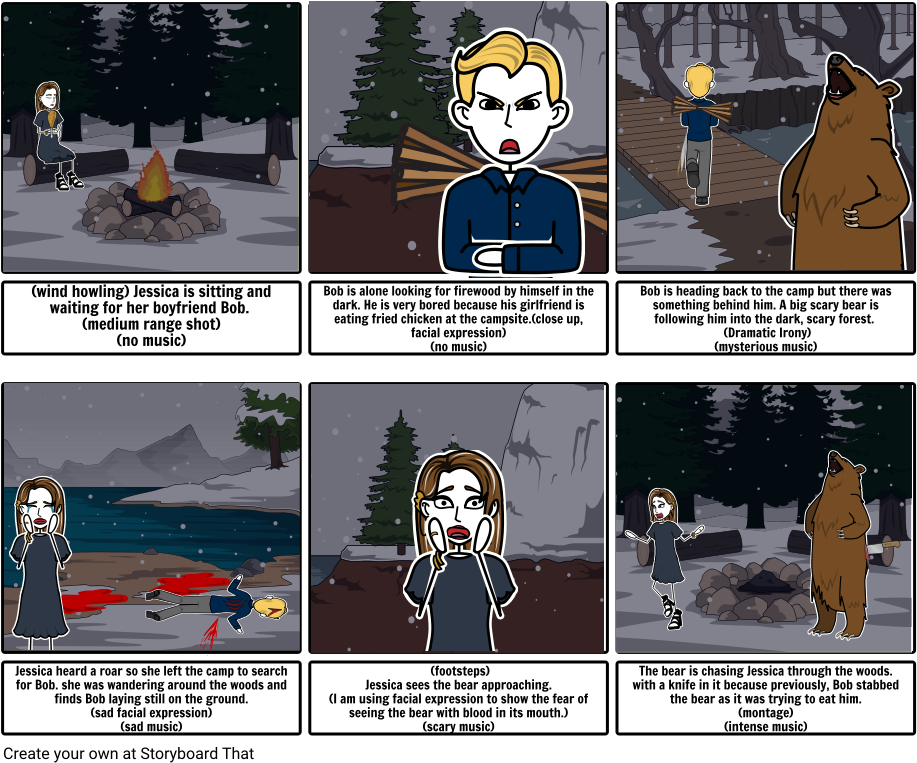 Download New Hitchcock Movie Storyboard By Scott - Cartoon PNG Image with  No Background 