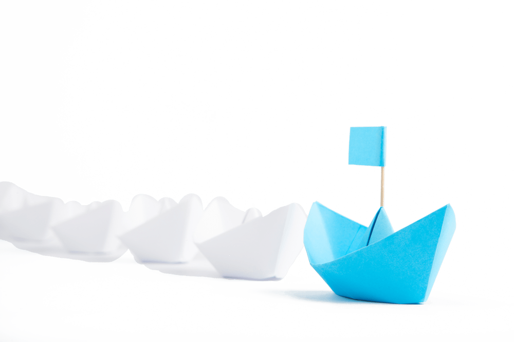Boats - Origami (1000x667), Png Download