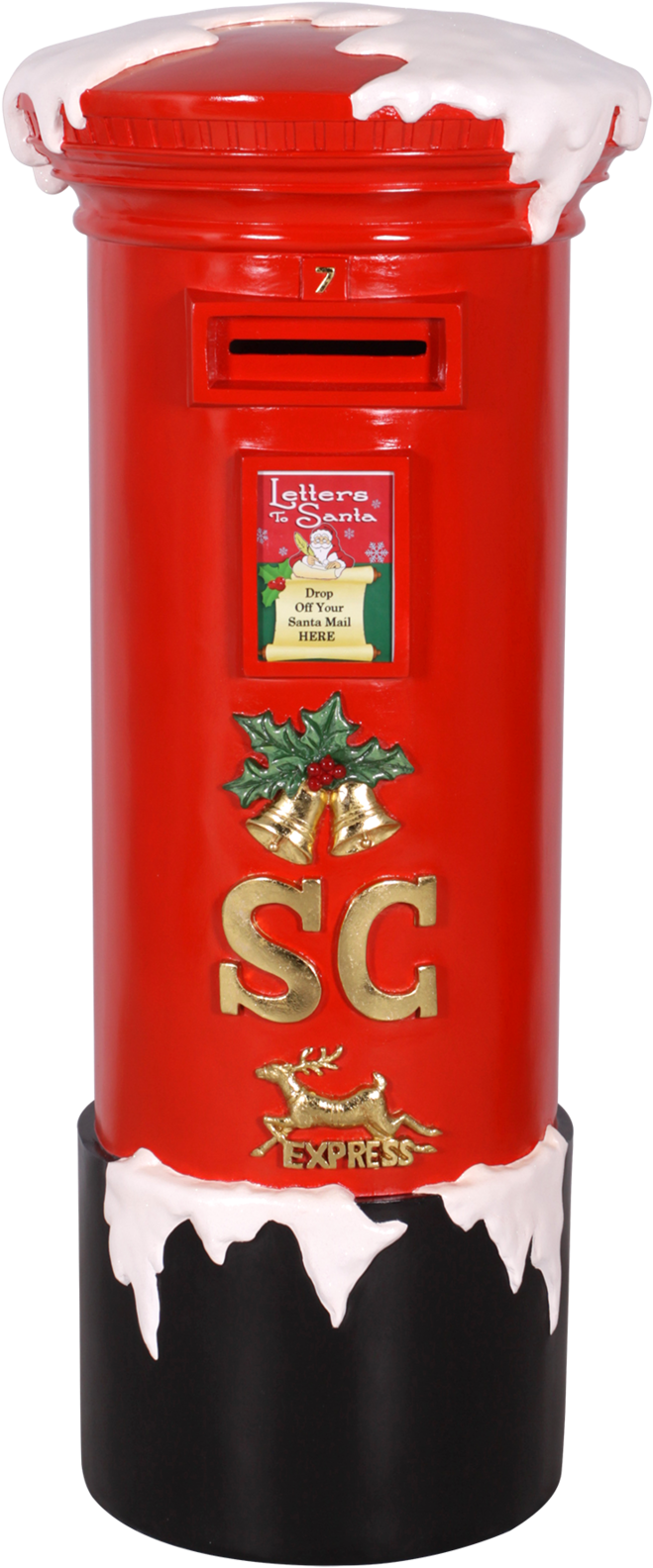 Santa Post Box (1600x1600), Png Download