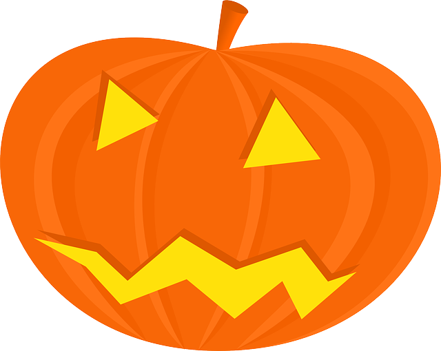 Ghost Halloween, Vegetable, Food, Pumpkin, Ghost - Clip Art Jack O Lantern (640x510), Png Download