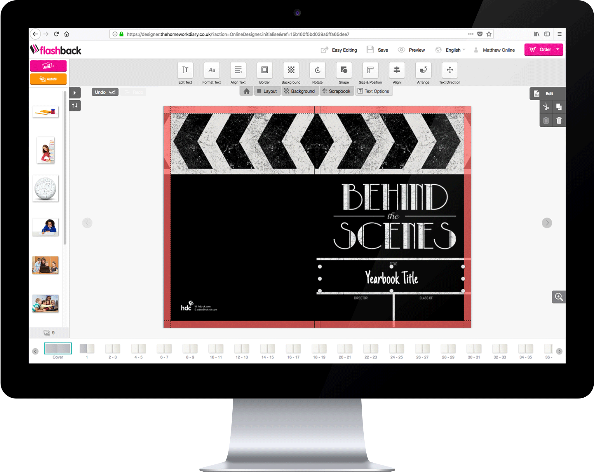 Yearbooks Mockup Image Imac - Computer Monitor (2094x1663), Png Download