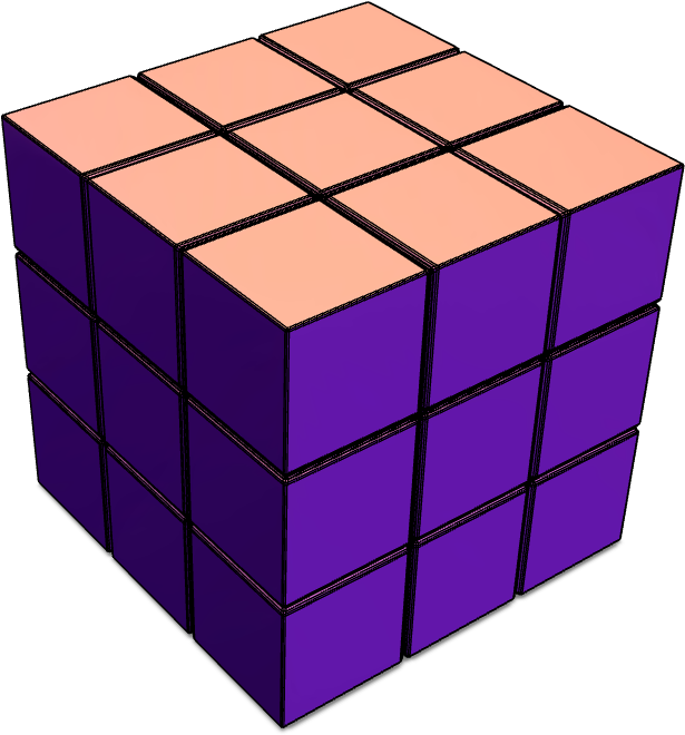 Cube - 4 X 4 X 4 Cube (1024x768), Png Download