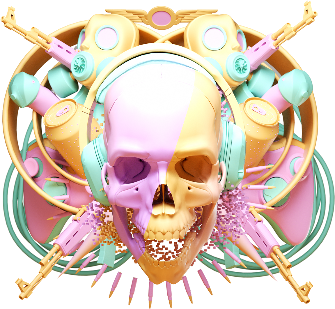 3d Design, Ogilvy Mather, Skulls, Hippie Art, 3d Artwork, - Antoni Tudisco Art (1200x1111), Png Download