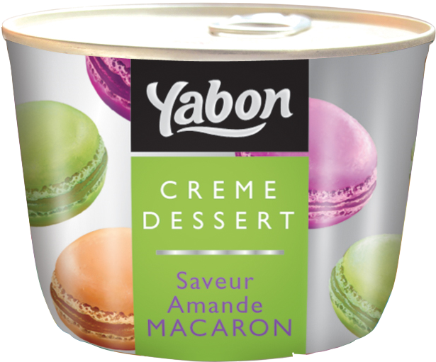 Crème Dessert Saveur Amande Macaron - Yabon Dessert (709x709), Png Download
