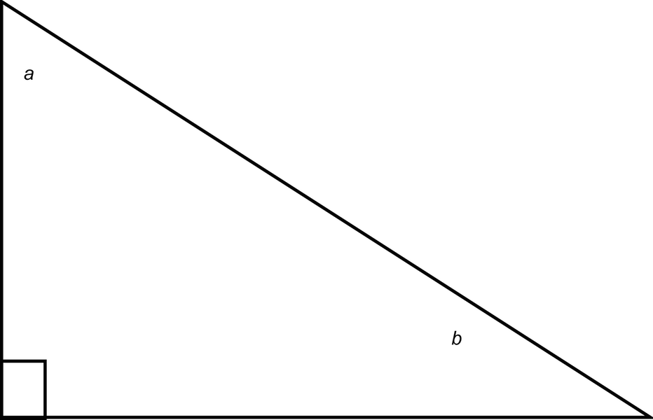 1 Geometryofangles - Triangle With One Angle Missing (932x600), Png Download