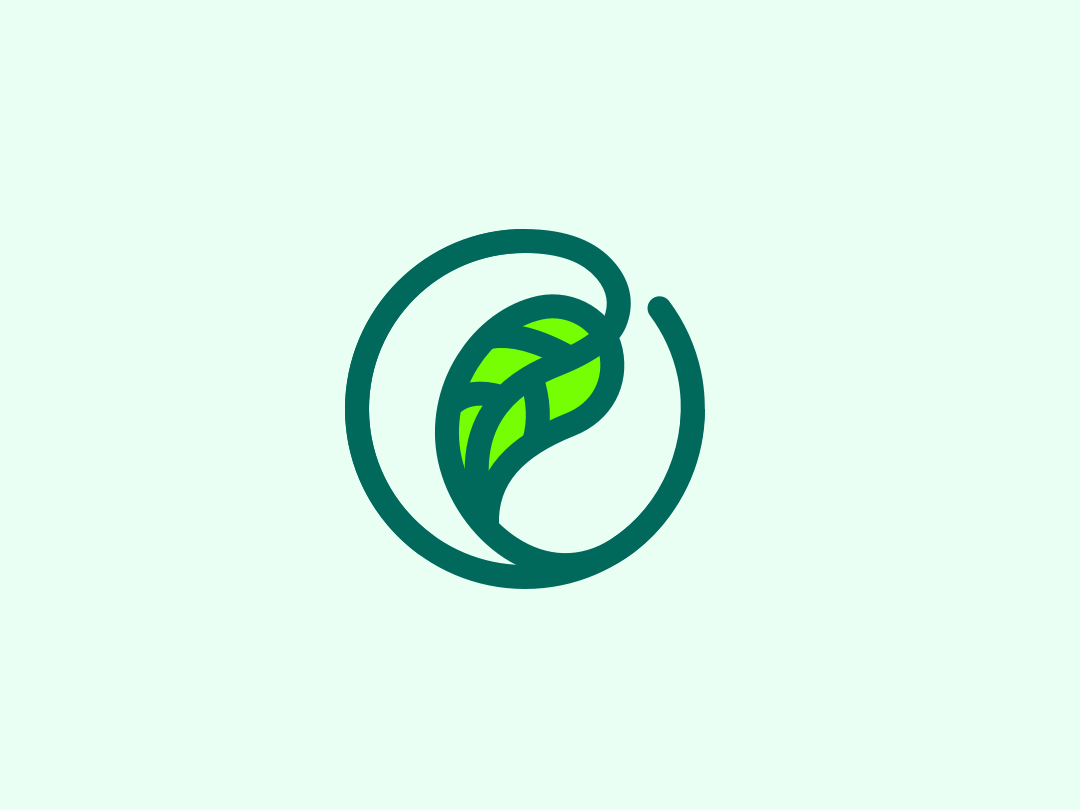 Leaf Logo Branding Logo - Graphic Design (1080x810), Png Download