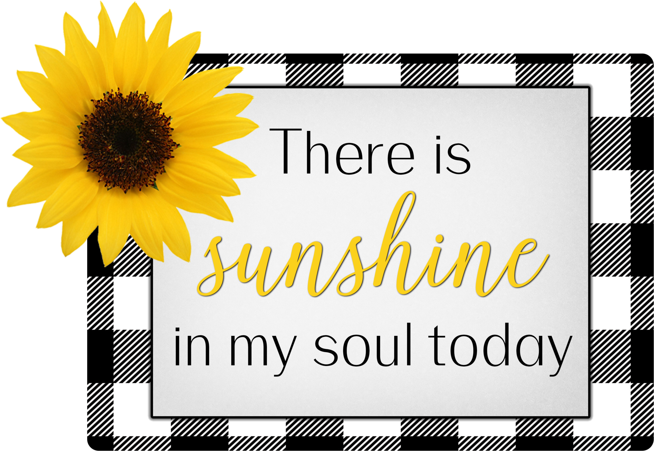 Sunshine In My Soul - Sunflower (1000x773), Png Download