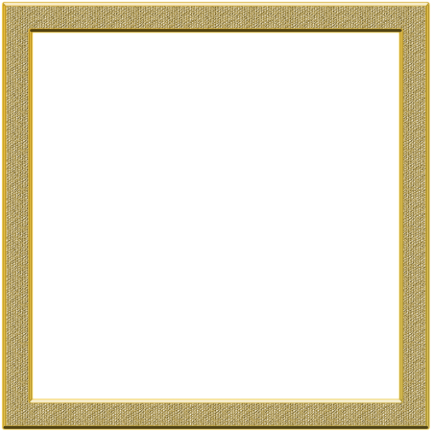Cadre Png Transparent - Square Gold Frame Border (700x700), Png Download