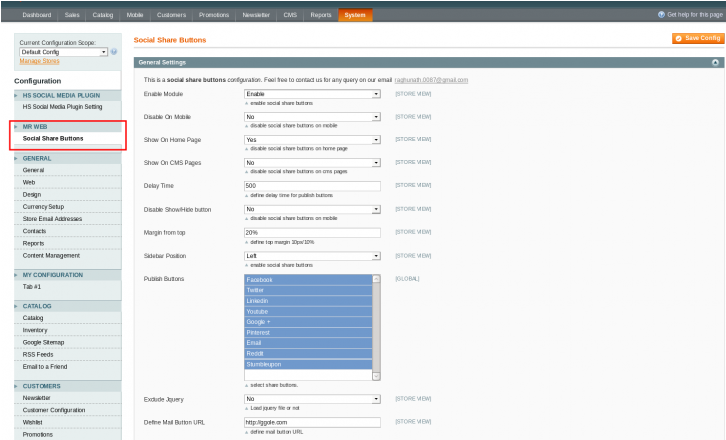 Magento Extension Social Share Button By Raghunathgurjar - Computer Icon (725x680), Png Download