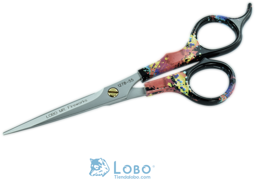 Tijera Estilista Microdentada Fuegos Artificiales Acero - Scissors (1000x666), Png Download