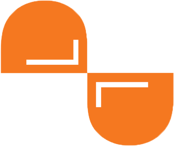 Orange Capsule Icon For Development Practice - Circle (717x628), Png Download