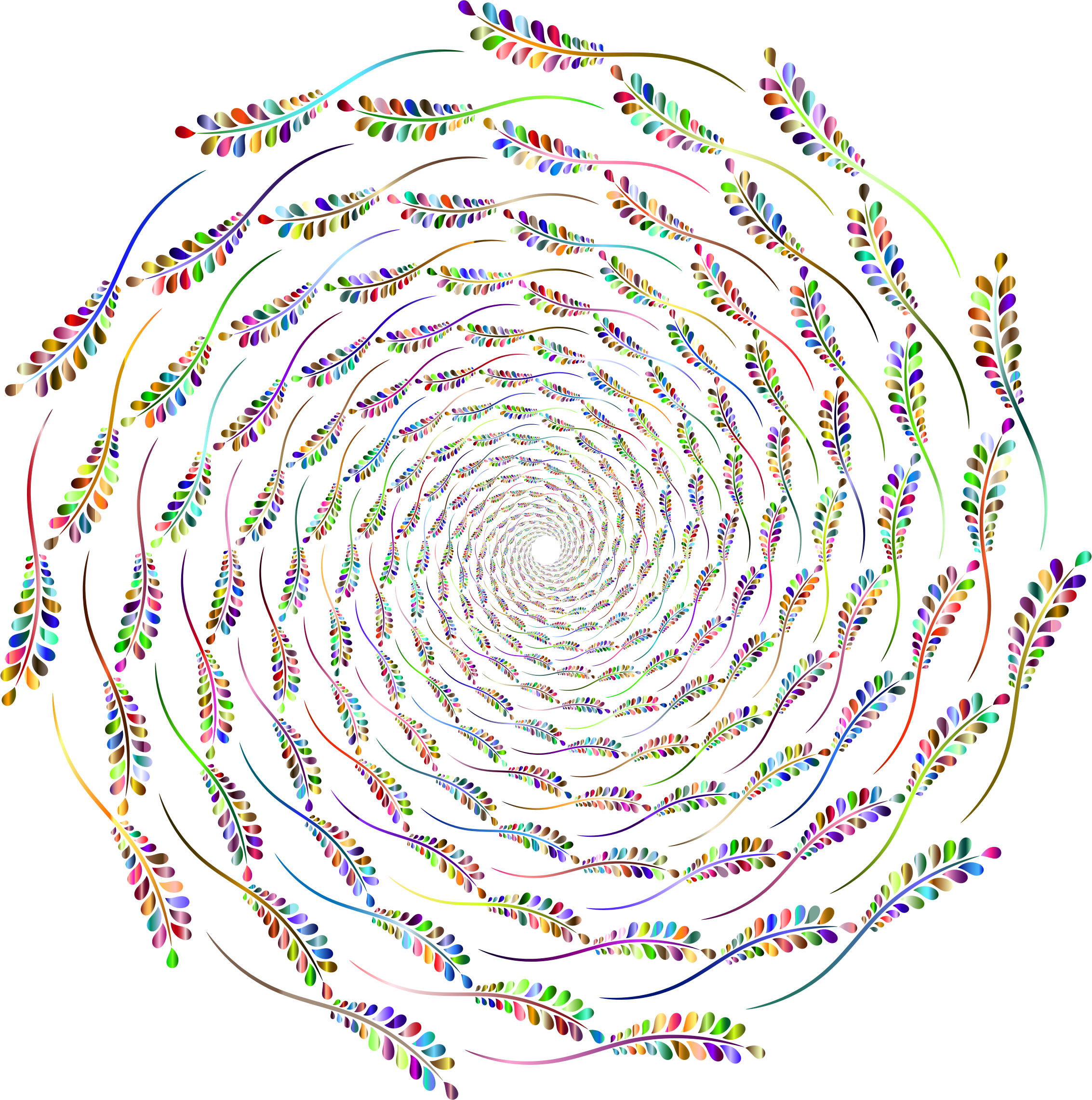 This Free Icons Png Design Of Leafy Vine Vortex Prismatic (2266x2282), Png Download