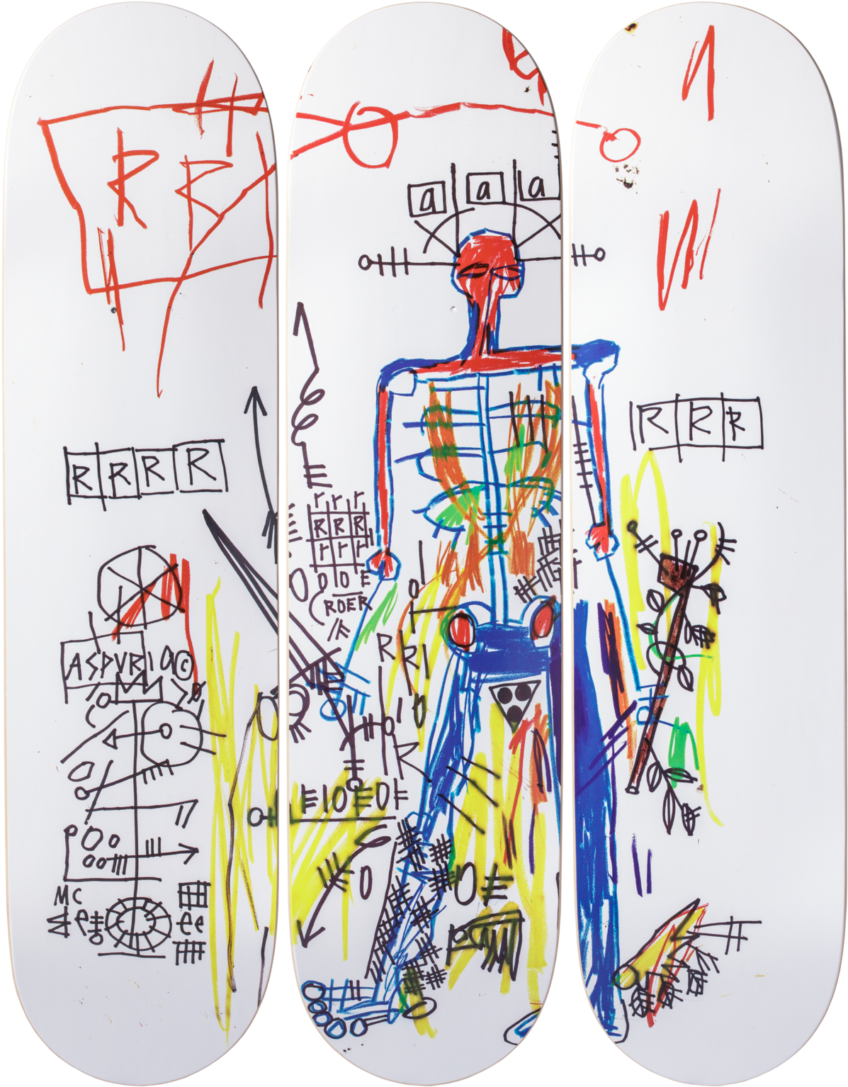 Jean-michel Basquiat Robot - Jean Michel Basquiat Robot (1500x1649), Png Download