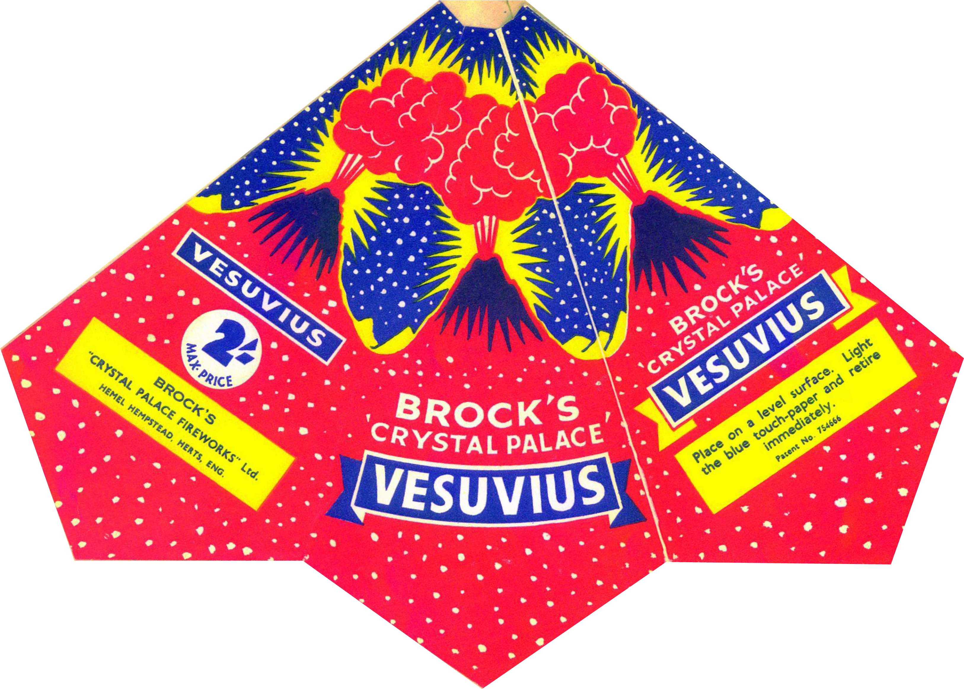 Vesuvius - Label (3251x2379), Png Download