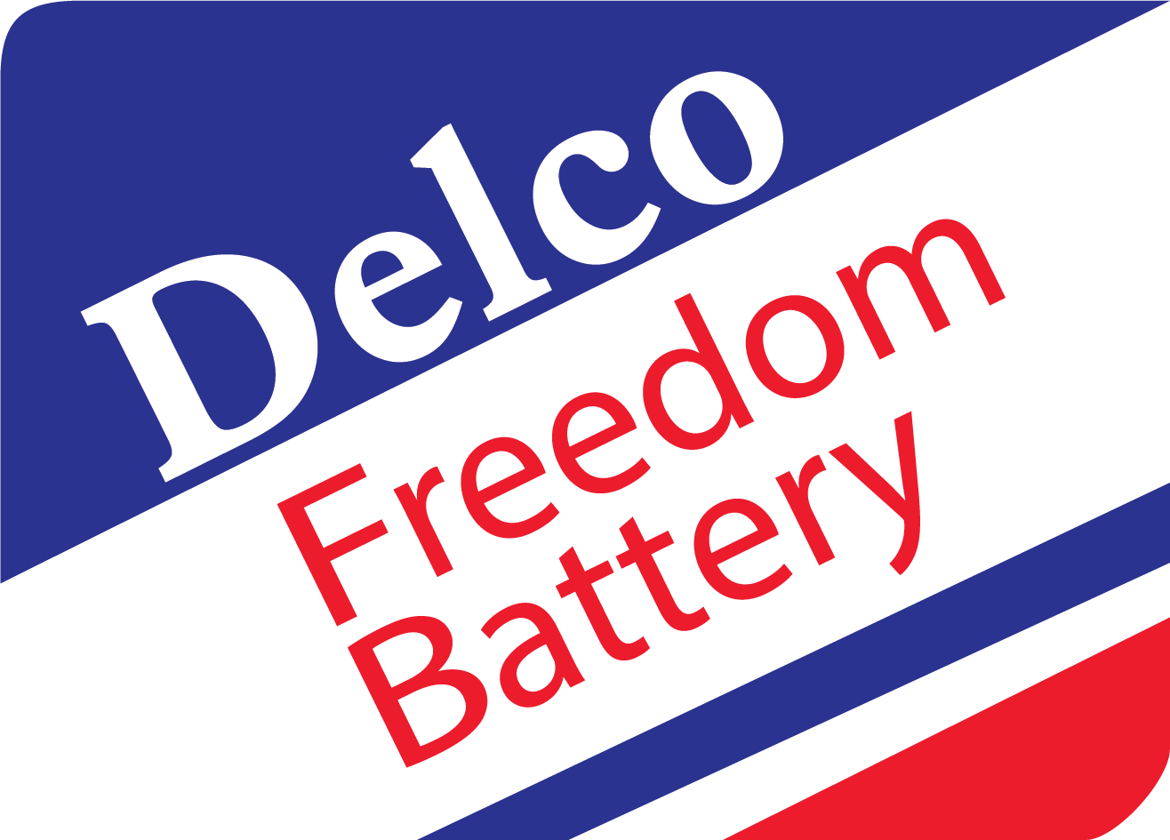 Recreation Of Vintage Delco Battery Labels - Cobalt Blue (1316x945), Png Download